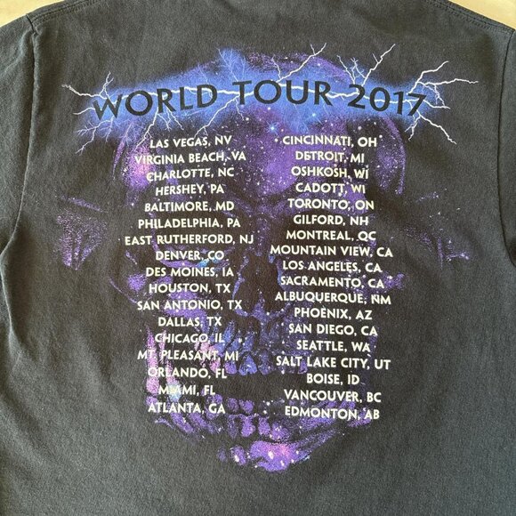 Avenged Sevenfold 2017 "The Stage" Tour Black Band Tee. - Picture 4 of 7